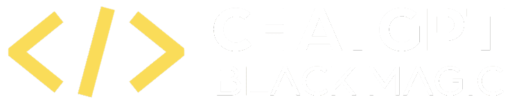 Chat GPT Black Magic Logo